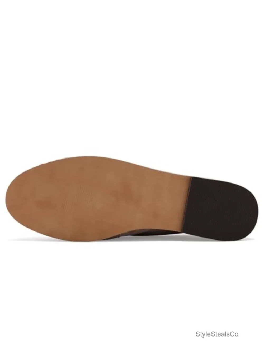 Suede Loafer Slip-On with Pull-On Closure, Round Toe